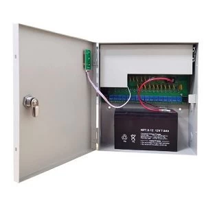 UltraTech 0E-122017SLA CCTV Power Supply 12VDC 20A 16 + 1CH With Optional SLA Battery Backup