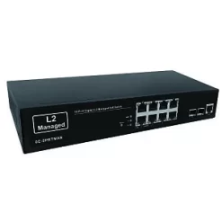 UltraTech 0E-8PRTMAN 10 Port Gigabit L2 Managed PoE Switch