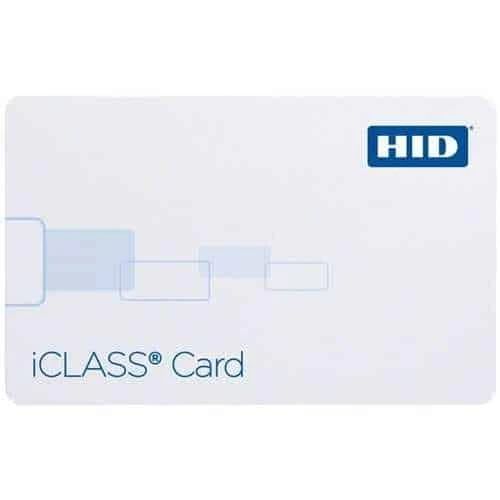 HID 2000PGGMV ICLASS 2K/2 Printable PVC Smart Card 100PK