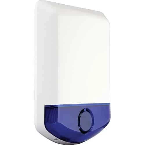 DSC WT4911B 2-Way Wireless Outdoor Siren With Blue Strobe