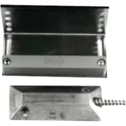 GRI 4532L Floor Mount Miniature Overhead Door Switch Set, L-Bracket, 2-1/2″ Gap, 10W, 200VDC, 0.50A, Closed Loop, N/O, And 36″ Armored Cable, Aluminum