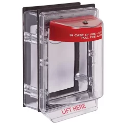 STI 3150 Weather Stopper Without Horn With Clear Spacer, Fire Label, Red