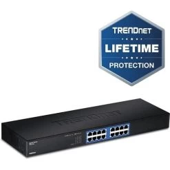 TRENDnet TEG-S16G 16-Port Gigabit GREENnet Switch, 32Gbps