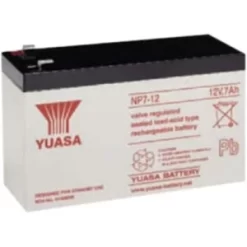 Yuasa NP71225FR 12V, 7Ah Rechargeable SLA Battery, Flame Retardant .250 Terminals