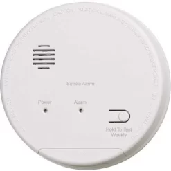Gentex 917-0070-002 S Series Smoke Alarm With 9V Battery Back-Up, 120V AC