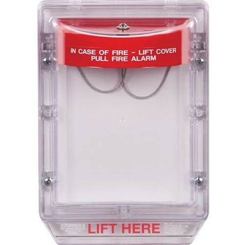 STI 1200 Stopper II Without Horn Flush Mount, Fire Label