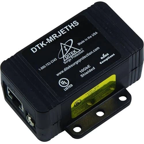 DITEK DTK-MRJETHS Ethernet Surge Protector,CAT5e, CAT6 And CAT6A Data Lines