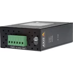 AXIS T8144 1-Port Industrial Midspan, Dual DC Inputs, 60W PoE, Black