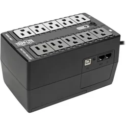 Tripp Lite INTERNET550U 550VA 300W Standby UPS 10 NEMA 5-15R Outlets, 120V, 50/60 Hz, USB, 5-15P Plug, Desktop/Wall Mount