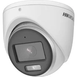 Hikvision DS-2CE70KF0T-MFS ColorVu 5MP Audio Turret Camera With Built-in Microphone, 2.8mm Fixed Lens, White
