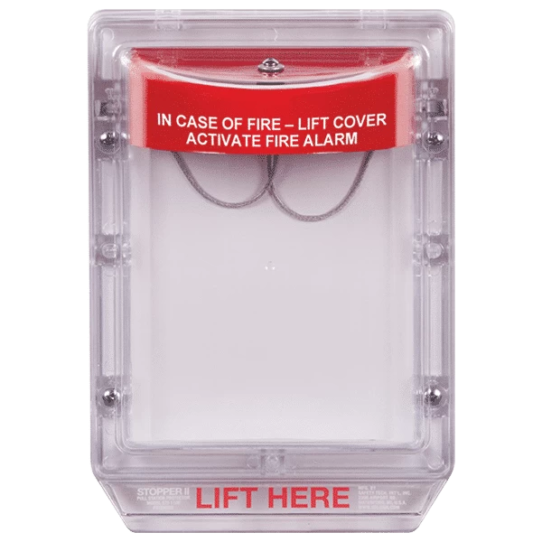 Safety Technology International, Inc. STI-1100 Stopper II With Horn, Flush Mount, Protective Polycarbonate Cover