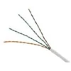 Genesis 63611101 CAT6 Plenum Cable, 23/4 Solid BC, Unshielded, UTP, CMP, FT6, 1000′ (304.8m), REELEX Pull Box, White