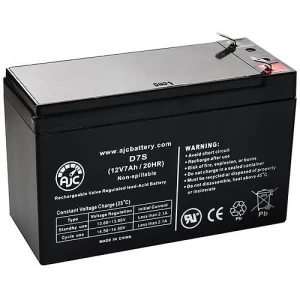 DSC BD7-12 12V 7Ah SLA Rechargeable Intrusion Detection Battery