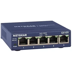 NETGEAR 5-Port Gigabit Ethernet Unmanaged Switch (GS105NA)