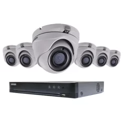 Hikvision T7208U2TA6 TurboHD 7-Piece Kit, (1) DS-7208HUI-K2 DVR, 2TB HDD (6) DS-2CE56H0T-ITMF 5MP Cameras