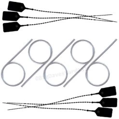 5 – Fire Extinguisher Pull Pins And 6 – Tamper Seals (Black)