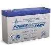 Power Sonic PS-670 PS Series 6V, 7Ah General Purpose Rechargeable SLA Battery, F1 Terminals