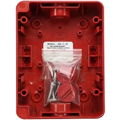 Fire-Lite SB-I/O Surface Mount Back Box For BG Series Pull Stations, Plastic