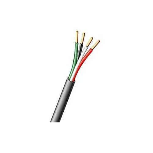 Aiphone 87180450C 4-Conductor, 18AWG, Solid, Non-Shielded, Low Cap Wire, 500′