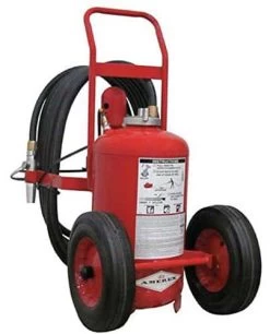 Wheeled Fire Extinguisher, 125 Lb, 50 Ft