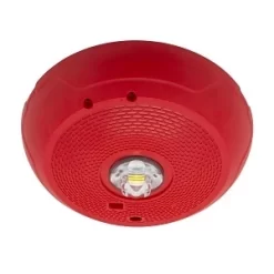 System Sensor SCRLED-P Series Ceiling Mount Strobe With LED, Non-Label, Red