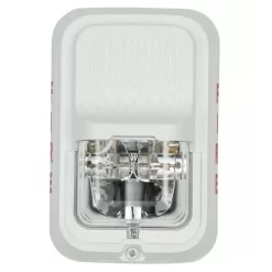 System Sensor SGWKLED L-Series Outdoor Compact Wall-Mounted LED Strobe, “FIRE”, White