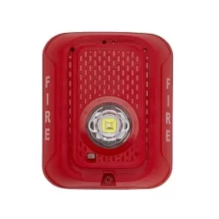 System Sensor SRLED L-Series Wall-Mount Strobe With LED, Red