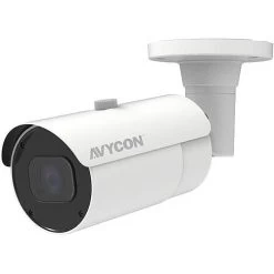 AVYCON AVC-NPB51M50 5MP H.265 Outdoor WDR IR Bullet IP Camera, Motorized 5-50mm Lens, NDAA Compliant, White