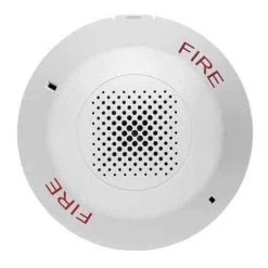 Edwards Signaling EGCSWF Genesis Speaker Strobe, FIRE, White