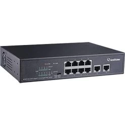 GeoVision GV-APOE0810 10-Port 10/100/1000M Unmanaged PoE Switch With 8-Port PoE