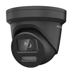 Hikvision DS-2CD2387G2-LSU/SL 8MP ColorVu Strobe Light And Audible Warning Fixed Turret Network Camera, Black