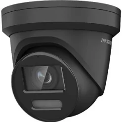 Hikvision DS-2CD2387G2-LU Performance Series ColorVu 8MP Outdoor WDR Turret IP Camera With Built-In Microphone, 2.8mm Fixed Lens, Black