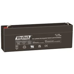 UltraTech IM-1220F1 12V, 2.5Ah SLA Battery, F1 Terminal