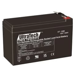 UltraTech IM-1280F2 12V, 7.5Ah SLA Battery, F2 Terminal High Rate