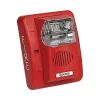 Potter HS-24WR Selectable Candela Horn Strobe, Red Faceplate