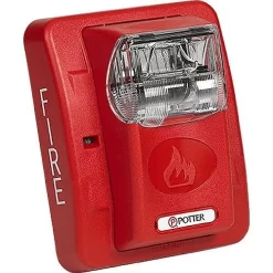 Potter S-24WR 24 VDC Evacuation Strobe, Red