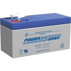 Power Sonic PS-1212F1 PS Series, 12V 1.4Ah General Purpose Reachargeable SLA Battery, F1 Terminals