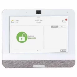 Qolsys IQP4003 IQ Panel Security/Home Automation Control Panel (Verizon), PowerG 345MHz, 7″ All-in-One Touchscreen, White