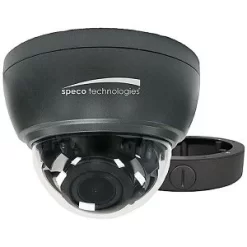 Speco HTINT59K1 Intensifier 1000TVL Dome Camera, 2.8-12mm Varifocal Lens, Dark Gray