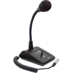 Speco MHL5S Gooseneck Adjustable Desktop Microphone