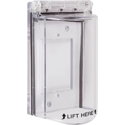 Safety Technology International, Inc. STI-6518 Bopper Stopper With Spring Loaded Hinge – Clear Protective Cover