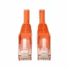 Tripp Lite N201-003-OR CAT6 Snagless Molded Gigabit Ethernet Cable, UTP, RJ45 M/M, 3′ (0.9m), Orange