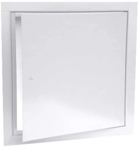 Multi Purpose Metal Access Panel, Cam Lock, 8″Wx8″H, White