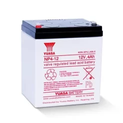 Yuasa NP4-12 12V 4Ah Valve Regulated General Purpose SLA Battery