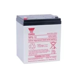 Yuasa NP5-12 12V 5Ah Valve Regulated SLA Battery
