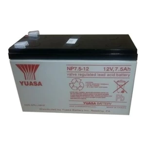 Yuasa NP7.5-12 12V 7.5Ah Valve Regulated SLA Battery