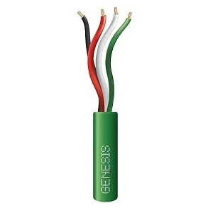 Genesis 21045805 Speed Bag 22/4 Stranded Riser Cable, 500′, Green