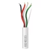 Genesis 31155512 18/4 Stranded Plenum Cable, Unshielded, CL3P, FPLP, CMP, FT6, 500′ (152.4m), REELEX Pull Box, Natural White