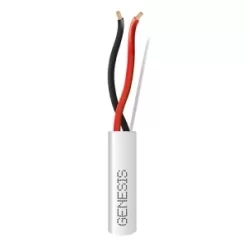 Genesis 31211112 16/2 Stranded Plenum Cable, Unshielded, CL3P, FPLP, CMP, FT6, 1000′ (304.8m), REELEX Pull Box, Natural White