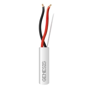 Genesis 31211112 16/2 Stranded Plenum Cable, Unshielded, CL3P, FPLP, CMP, FT6, 1000′ (304.8m), REELEX Pull Box, Natural White